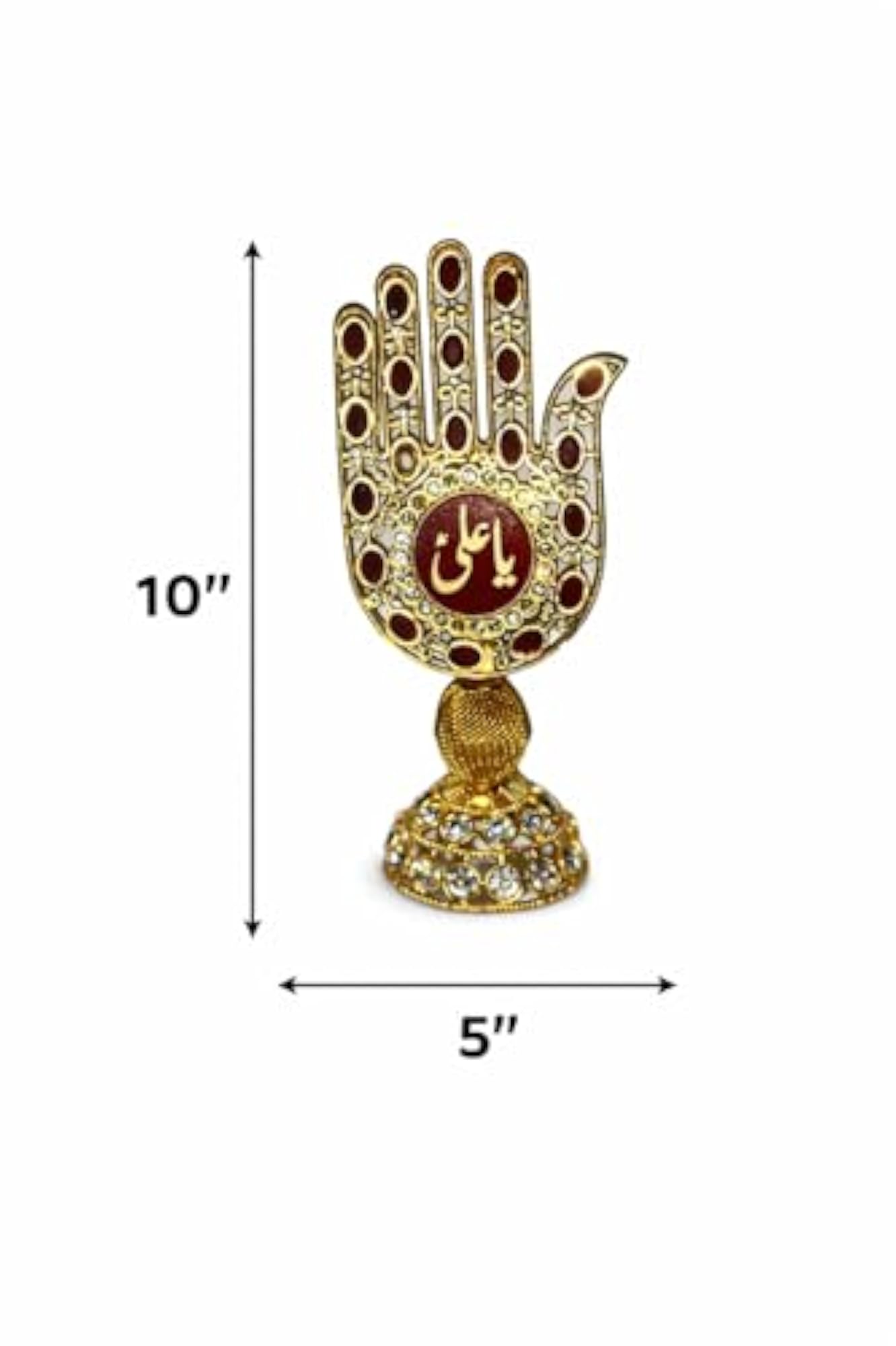 Golden Panja Table Stand, Office Decor Item