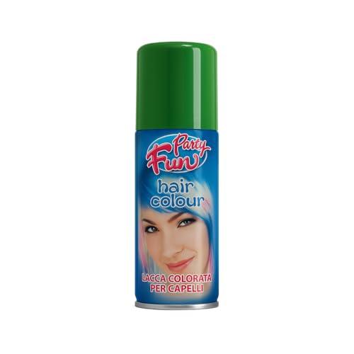 ✅ RICEVERAI - 1 Bomboletta spray da 100 ml di colore VERDE per la colorazione temporanea dei tuoi capelli. Crea effetti speciali cambiando look in modo semplice e veloce!