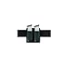 Safariland 73 Double Magazine, Open Top, Black, Basketweave