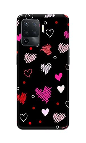 Image of PRINTFIDAA Vibrations of Love Hard Back Cover for Oppo F19 Pro Back Cover -(P6) KAT1009