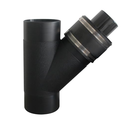 Abzweigung absaugschlauch y verteiler y stück absaugung werkstatt holz schlauch abzweigstück absauganlage adapter 100 (100mm-ID46mm OD50mm)