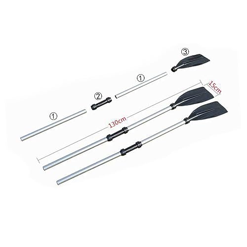 BESPORTBLE Streamlined Blades Fashionable Detachable for Inflatable Boat Easy to Carry Anti-Corrosive