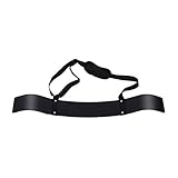 AYNEFY Bizeps-Muskelaufbau,Schwarzer Hochleistungsarm Bodybuilding Curl Isolator Muscle Builder Bar Fitness-Zubehör