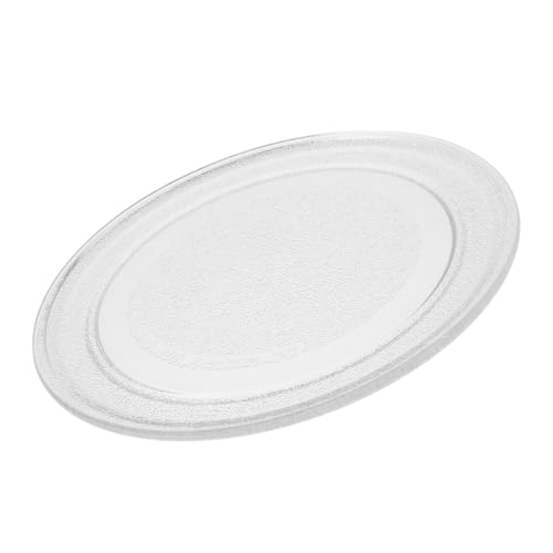 OUNONA Microwave Glass Plate Replacement Microwave Turntable Tray for Oven Sturdy and Glass Design Easy to Install Kitchen Essential for Efficient Cooking