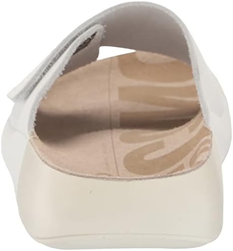 ECCO Women's Cozmo One Band Slide Sandal, Bright White, 12-12.5 | Image 2