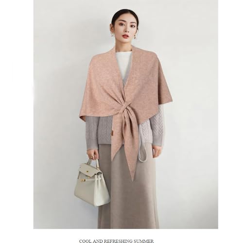 Women's Solid Color Shawl, Pashmina Wraps for Women, Casual Soft Comfortable Shawl for Daily Wear4