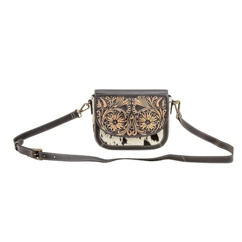 Myra Bag Hand Tooled Wiggly Sling Bag S-7063