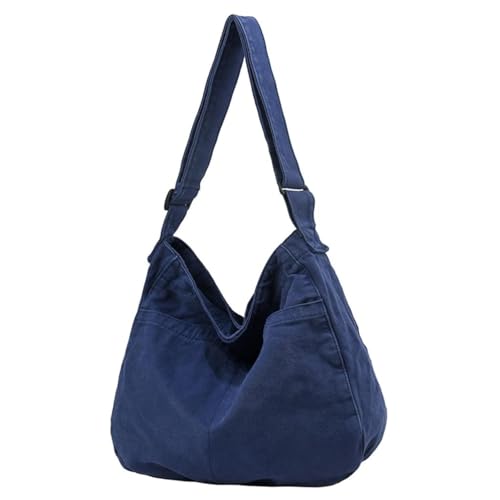 Image of FUOCO Aesthetic one side bag for men | Messenger Sling Bag for Man | Tote Bag for Woman Vintage Canvas Crossbody Shoulder Handbag for Travel, Office, Gym, College Slim Laptop Bags