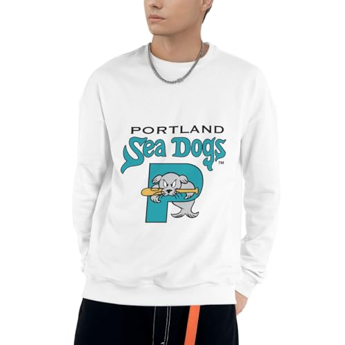 Portland Sea Dogs Sweatshirt Unisex Crew Neck Sweatshirt Casual