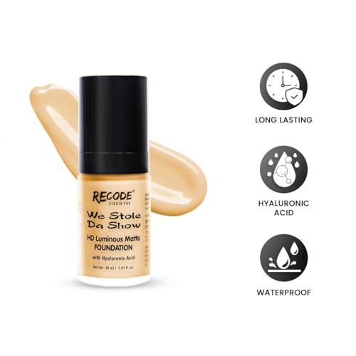Image of Recode HD Luminous Matte Foundation 30 ML | 03 | SINDHU