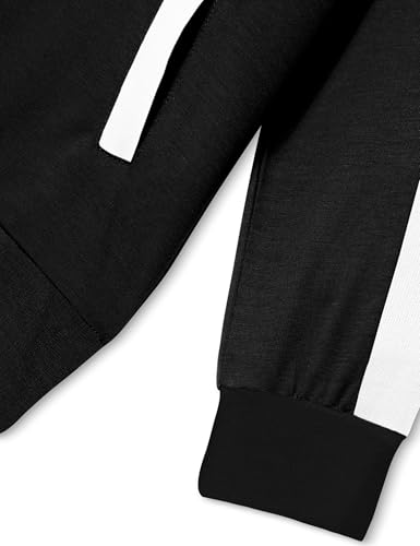 Boys Clothes Solid Color Block Kid Boys' Clothing Sets Stand Collar Half-Zip Sweatsuit 2pcs Outfits with Pocket 6-12y