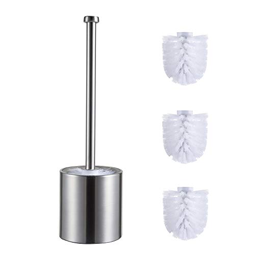 Mack - escobilla para el Inodoro de Acero Inoxidable Montaje Libre par