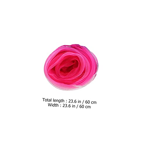 6pcs Fashionable Square Dance Scarves Juggling Scarves for Boys and Girls Stage Performance Props Dance Accessories Colorful Play Random Color2