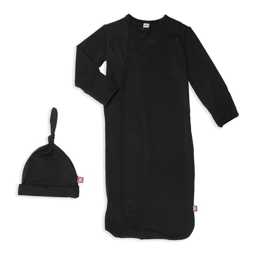 Image of Magnetic Me Modal Newborn Sleeper Gown & Hat Set | Silky Soft Modal Fabric Sleep Sack