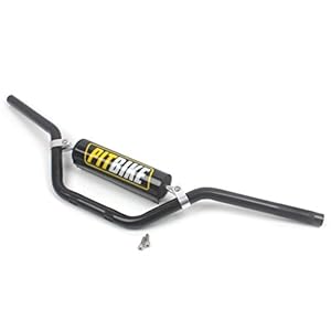 Moto 7/8″ 22MM Guidon Manipuler Bar avec Mousse Tampon pour CRF YZF KXF KLX RMZ DRZ Fosse Saleté Bicyclette Motocross ATV Quad Noir