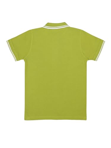 Image of Cotton Polo T-Shirt for Kids Boys Girls Half Sleeve, Regular Fit Tees for Boys Collared Casual Tshirts | Soft & Breathable Biowash Fabric | Half Sleeve
