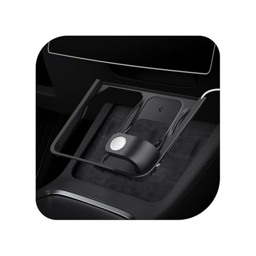 Spigen 3-in-1 Organizer Mount for Legacy Tesla Model Y 2022-2024 & Model 3 2022-2023 (Watch Charger Not Included) - Uses Tesla Wireless Charging Pad - for iPhone, AirPods, Apple Watch by Spigen - Used condition - US$16.99