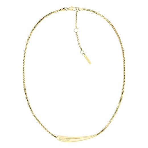 Calvin Klein Collar con Colgante para Mujer Colección ELONGATED DROPS en Oro Amarillo - 35000339