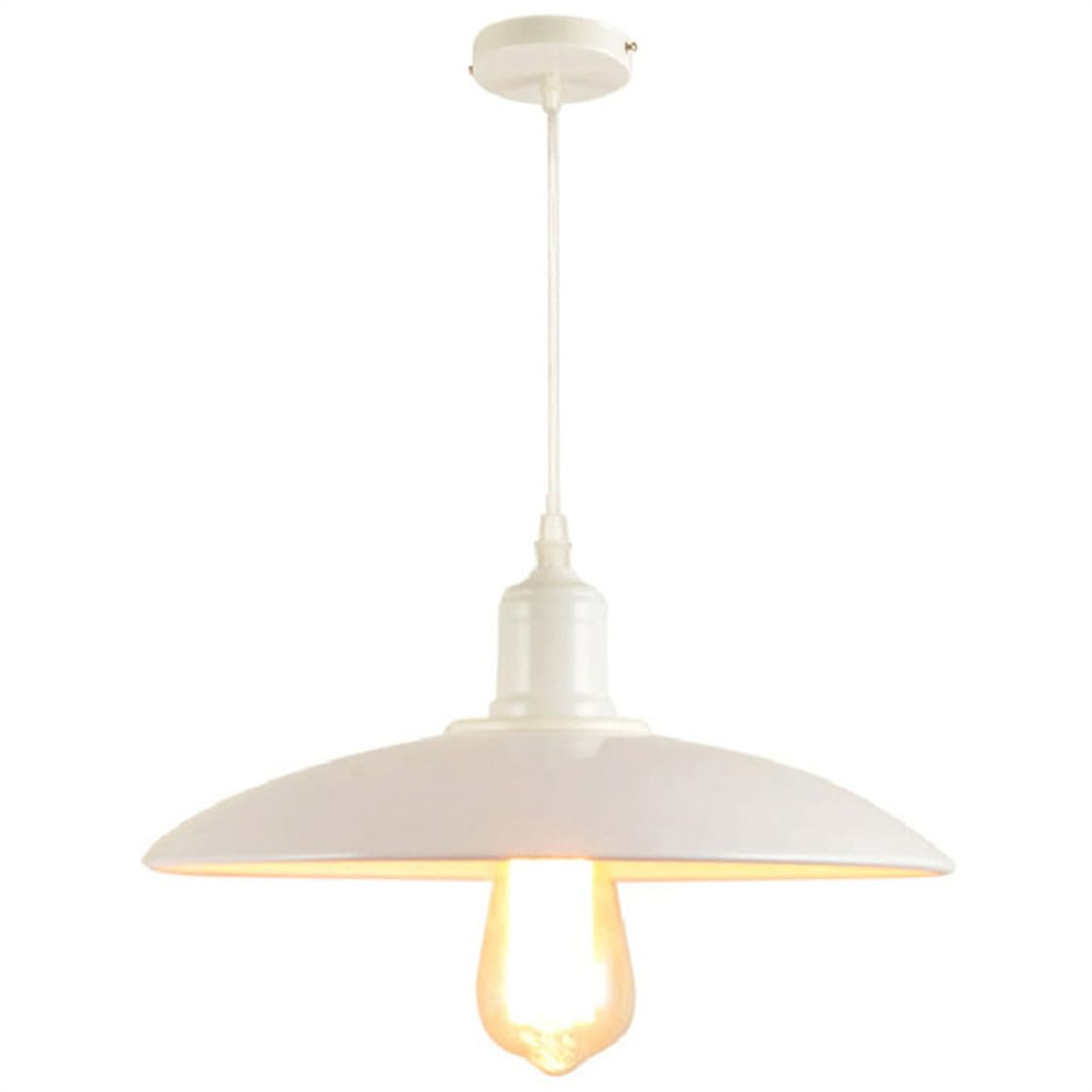 YGZPALH American Industrial Pendant Lamp Wrought Iron Lamp Shade Bar Counter Light