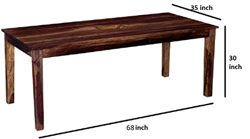 GM CRAFT Solid Sheesham Wood Eight Seater Dining Set for Dining Room Restaurant Hotels Cafe, Wooden Dining Set, Sheesham Wood Dining Set,05 2