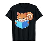 Lector de libros de lectura Squirrle Camiseta