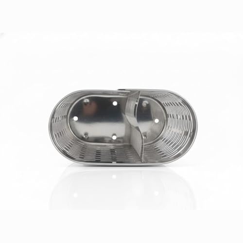 Image of FINALITY cutlery holder for kitchen accessories, Best use for spatula holder (Silver Oval Big)