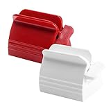 COLLBATH Toothpaste Squeezer Extruder with Thickened Base Compact Plastic Tube Squeezer for Bathroom Hair Color Creams Lotions Kids Home Use