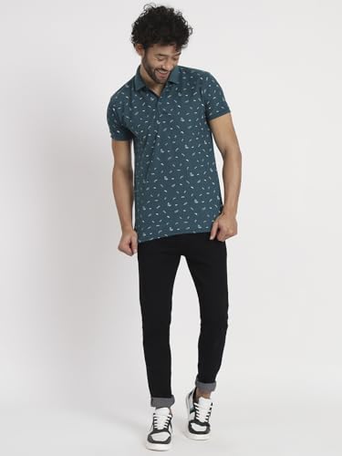 Image of Men Cotton Half Sleeves Regular FIT Polo T-Shirt