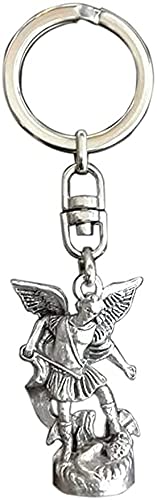 ILHORIN ESOTERISME Porte clés - Porte Clefs Saint Michel - statuette de Saint Michel - Hauteur 4 cm Cover