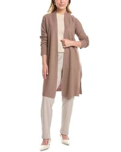 Long Linen-Blend Cardigan