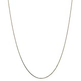 Jay Seiler 14k .7mm Box Chain, 14k Yellow Gold, Length: 28 inch