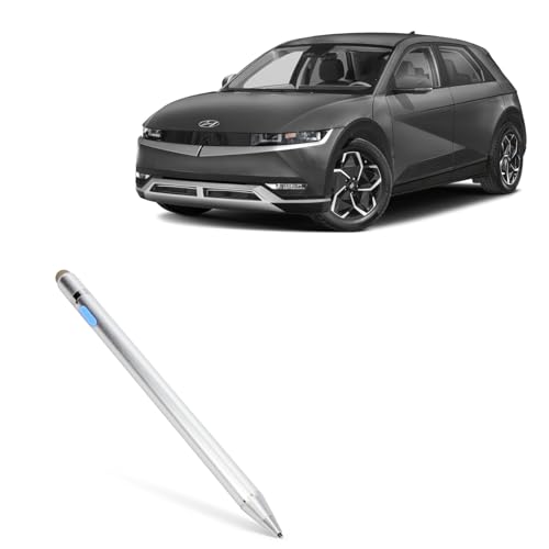 BoxWave Stylus Pen Compatible with Hyundai 2024 IONIQ 5 Display (12.3 in) - AccuPoint Active Stylus, Electronic Stylus with Ultra Fine Tip - Metallic Silver