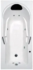 Banheira Hidromassagem Astra Capri Super Luxo 170cmx80cmx43cm - 04 Jatos Acrílico P1 Sem Aquecedor 220v