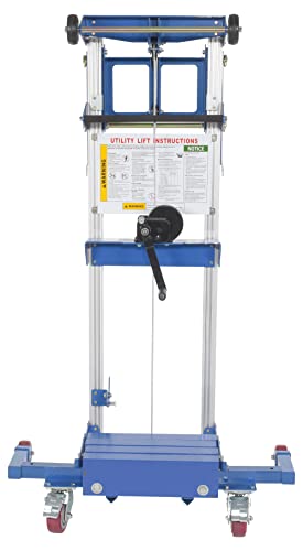 Elevador manual de mano con contrapeso Vestil 400 lb plata miniatura 4