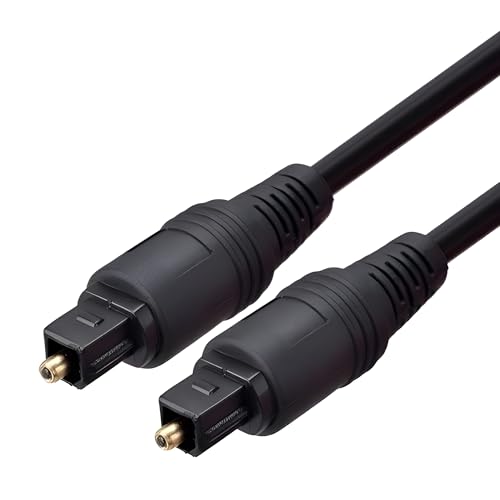Image of COOLCOLD Optical Cable for Soundbar | (5Meter /16FT) Audio Digital Optical Fiber Toslink Cable For Support Dolby Digital Plus with 8 Channel (7.1) Audio, Smart TV, AV Receivers, Home Theater, PS4