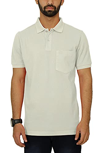 Image of Celsius Men's Half Sleeve Classic Solid Pique Polo with Pocket