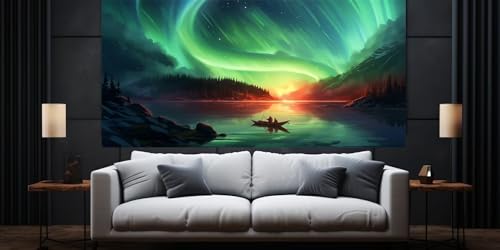 DIY diamant painting adulte grand format pour réduire le stress et décorer votre intérieur