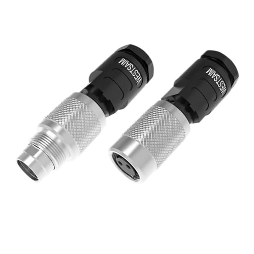Conector M9 macho de 4 pines con soldadura blindada Lavender 3