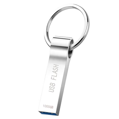 USB Flash Drive 1000GB Portable Thumb Drives Waterproof USB 3.0 Storage Memory Stick with keychain for Computer/Laptop