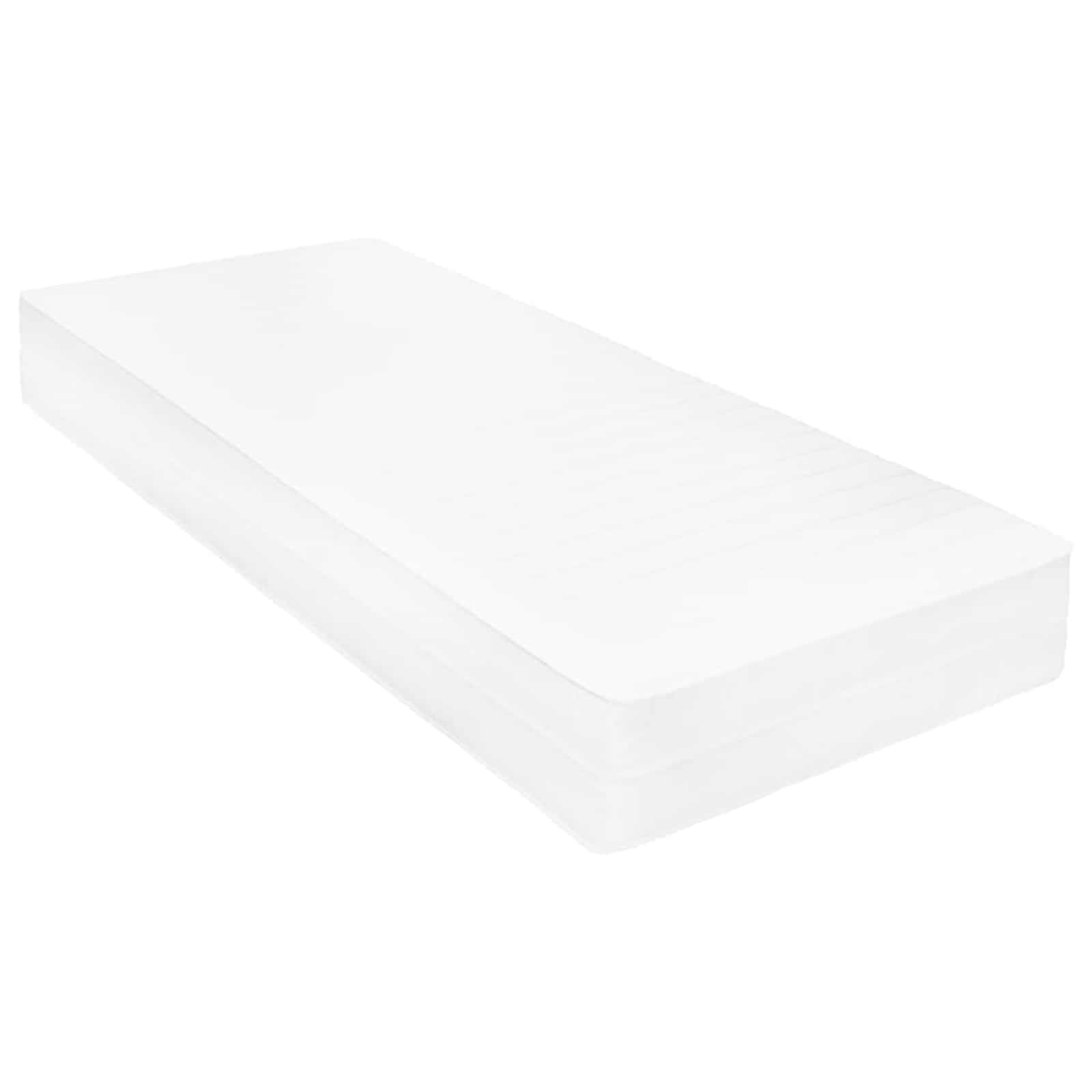 Cama de madera maciza de 90 x 200 cm en color marrón cera/blanco con colchón de 7 zonas y somier, sofá cama moderno para habitación juvenil, oficina en casa y habitación de invitados