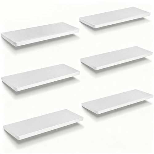 Listado de Baldas flotantes los 5 más buscados. 48 MIAOLIAN Set de 6 Repisas Flotantes de Madera,40×15CM,Exhibición Pequeña Que Ahorra Espacio,Estante para Cocina,Libros,Sala, Baño,Estanteria De Pared, Decoracion...