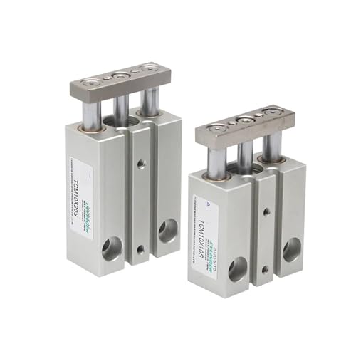 Cilindro neumático TCM6X15S con varilla guía miniatura de alta precisión 2
