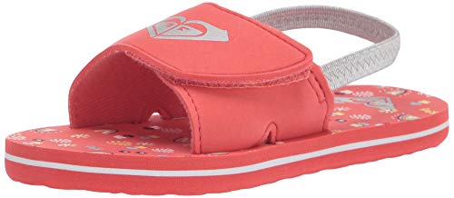 Image of Roxy Girl's TW Finn Sling Back Flip Flop Sandal Sandal, NAVY DREAM, 7 M M US Toddler