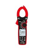 Digitales Zangenmessgerät, True RMS Digital Clamp Meter UT207B UT208B AC DC Strom 1000A 1000V Zangen-Amperemeter LPF 6000 Zählung Amperimetrische Zange(UT208B)