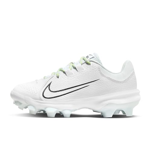 Nike Hyperdiamond 4 Pro MCS Women's Softball Cleats (DC8990-103, White/Black-Photon DUST-Volt)