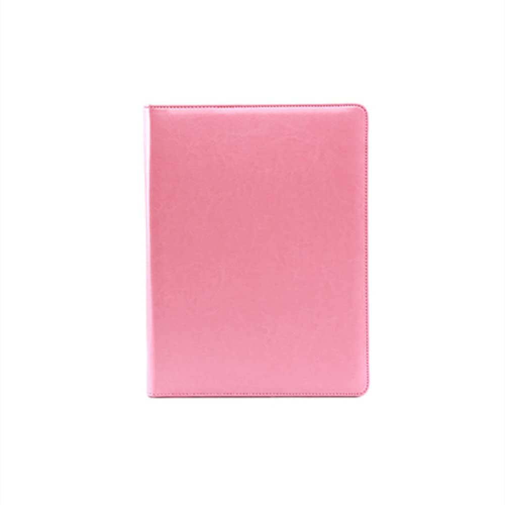 Teczka na dokumenty A4 Teczka konferencyjna, Organizer Teczka biznesowa A4 Teczka konferencyjna z kalkulatorem Biznesowa, zapinana na zamek(Pink)