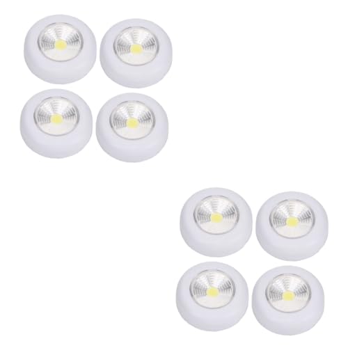 Gadpiparty 8pcs Led Touch Night Light Battery-Powered Emergency Light for Cabinet Closet Kitchen and Car Self-Adhesive Stick Design Touch Control