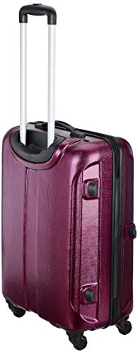 Image of Safari Thorium Stubble Combo Set of 2 Purple Small, Medium Check-in 4 Wheel Hard Suitcase