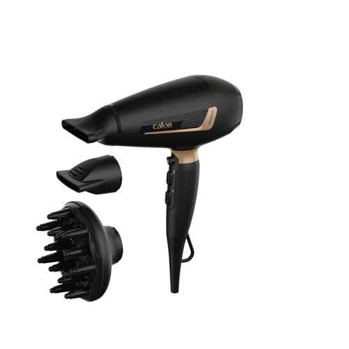 Rowenta Pro Expert Asciugacapelli, Potente motore Pro AC da 2200 W, Asciugatura ultra veloce, Generatore di ioni per la massima lucentezza, Accessori versatili, Facile da usare, Getto d'aria fredda, A