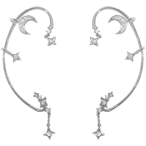 Beaupretty Star Moon Ear Cuffs Cover